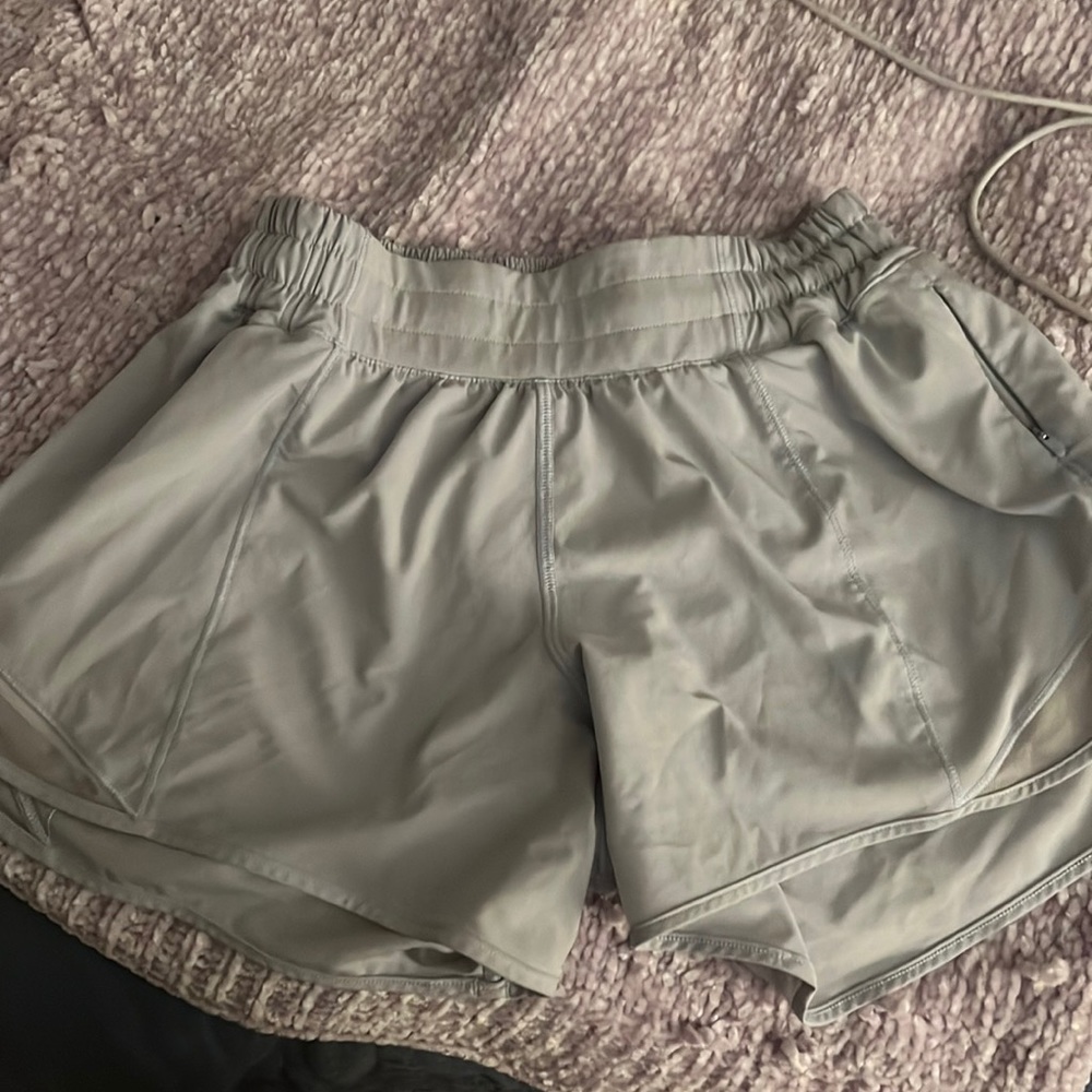 Lululemon Light-blue Hotty Hot Low-Rise Lined Short